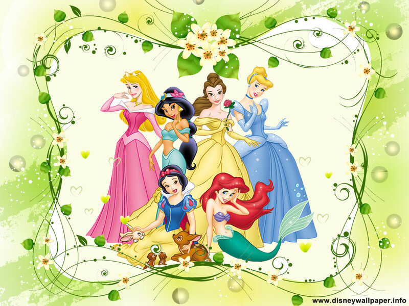 Disney Princesses Group — Green