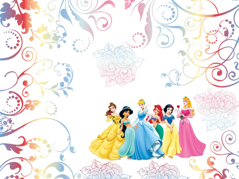 Disney Princesses Group — Yellow, Festive