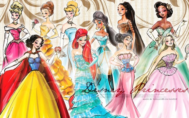 Disney Princesses Illustration