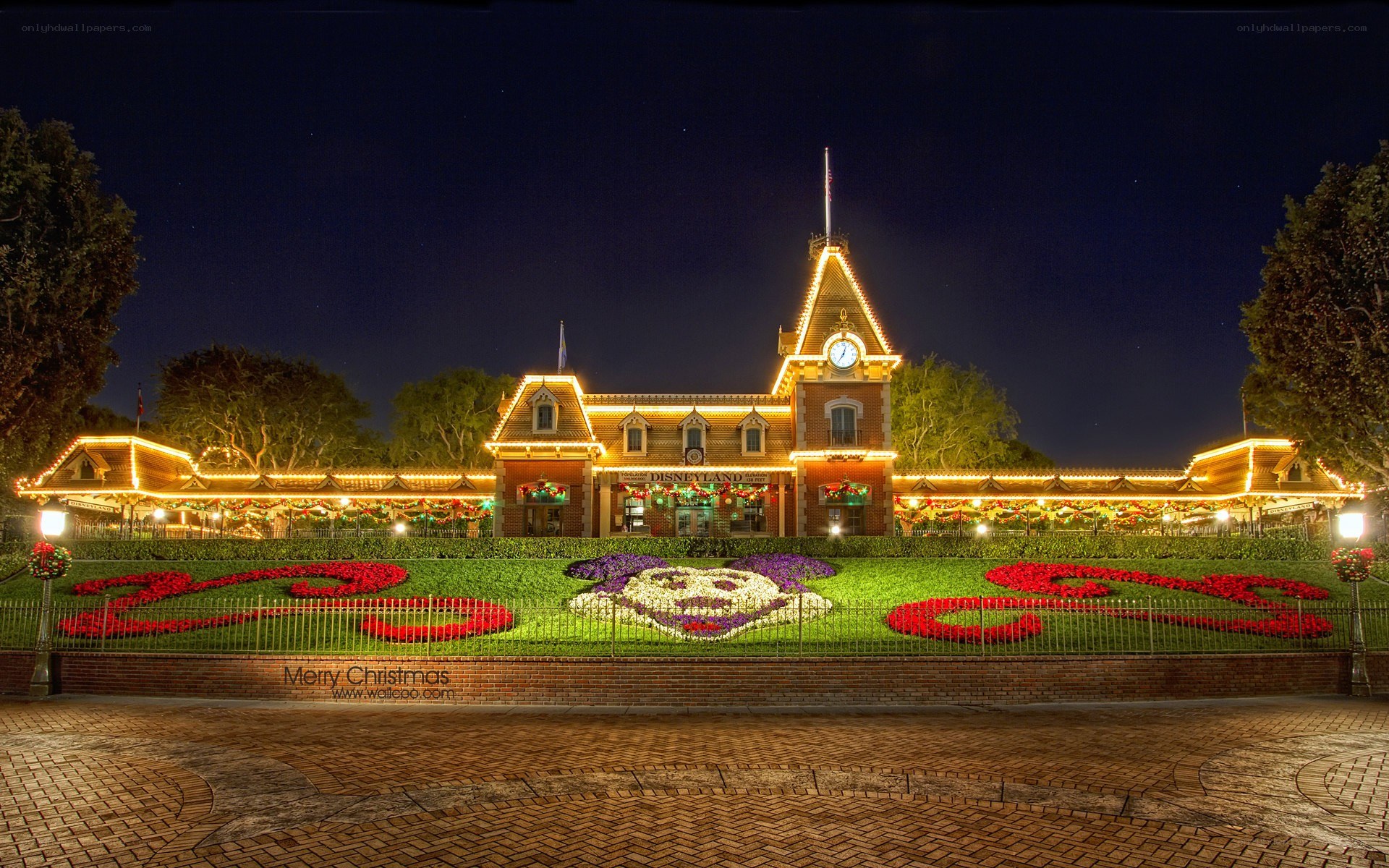 Disneyland at Christmas