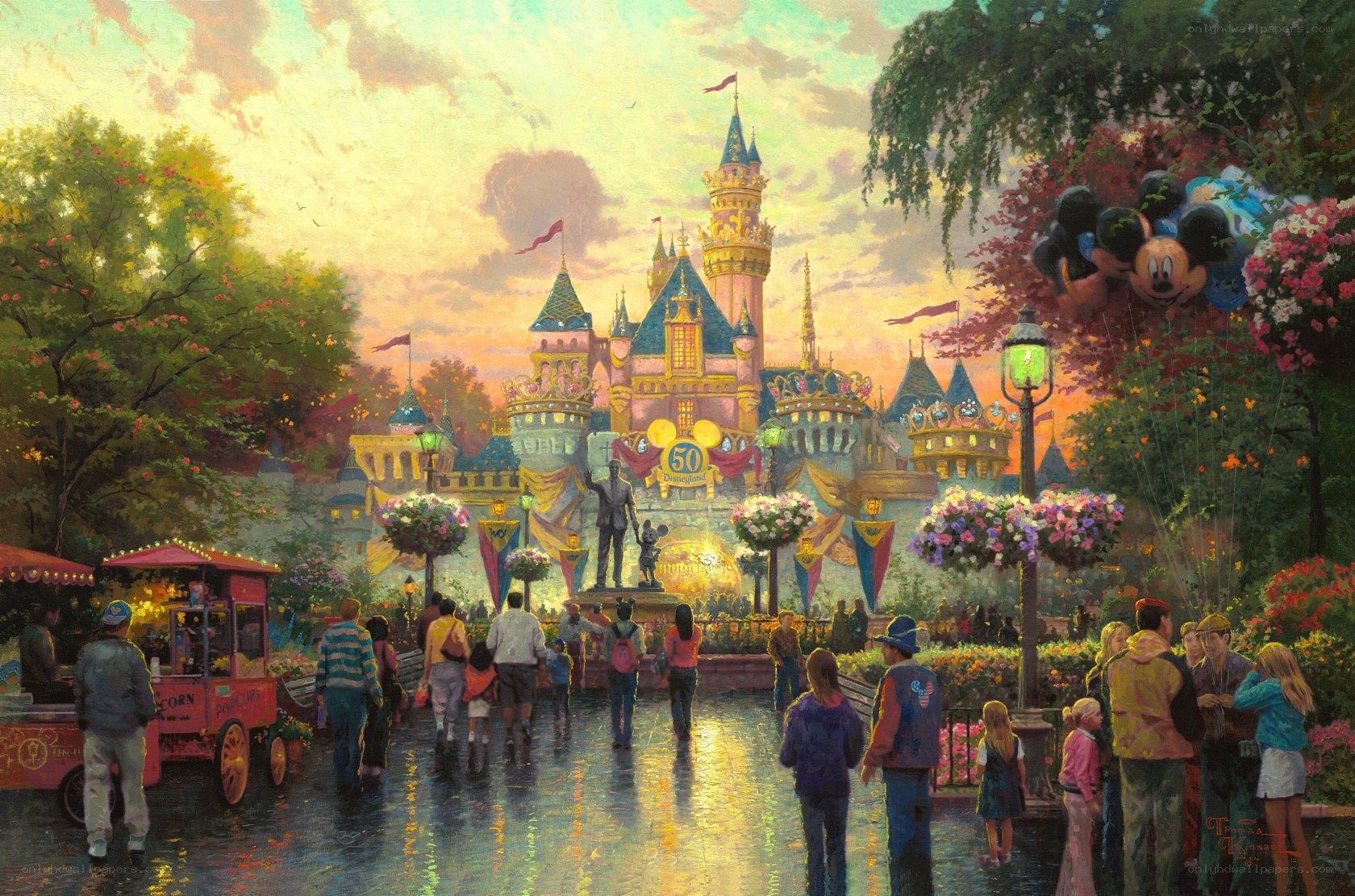 Disneyland Castle Celebration