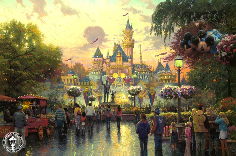 Disneyland Castle Scene
