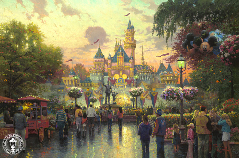 Disneyland Castle — Yellow
