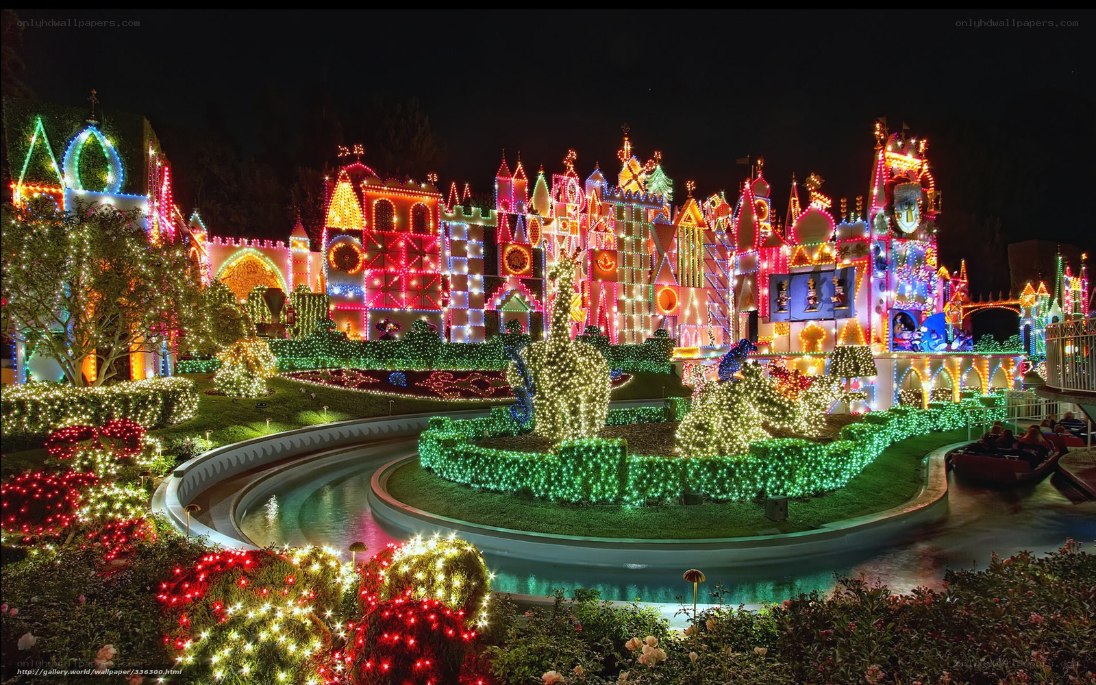 Disneyland holiday lights