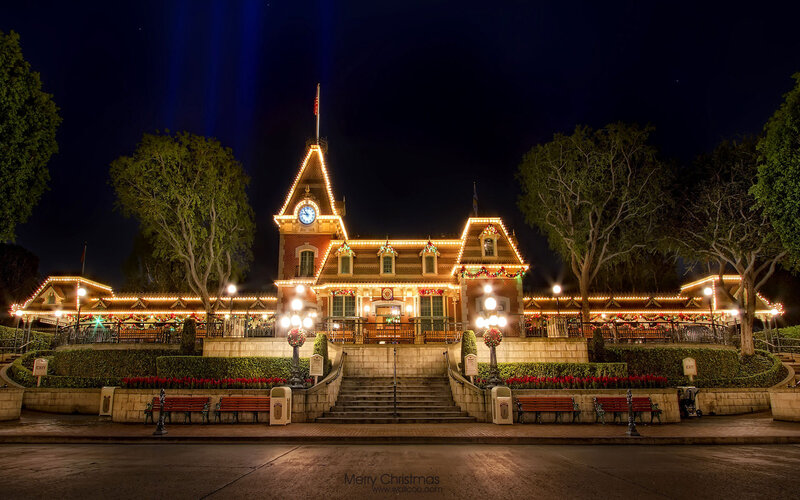 Disneyland Train Station — Brown