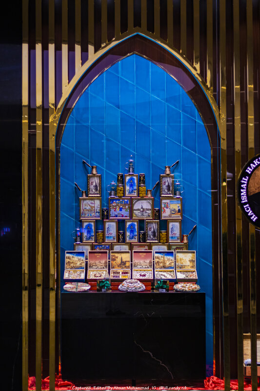 Display of Turkish Sweets