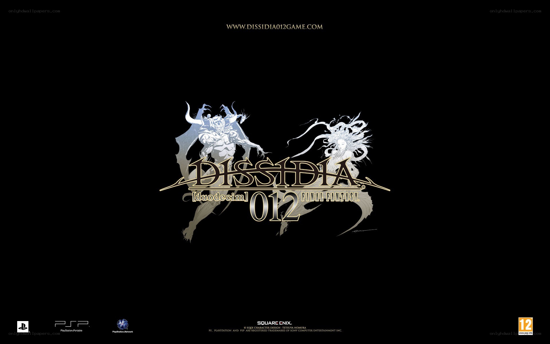 Dissidia 012 Final Fantasy title screen