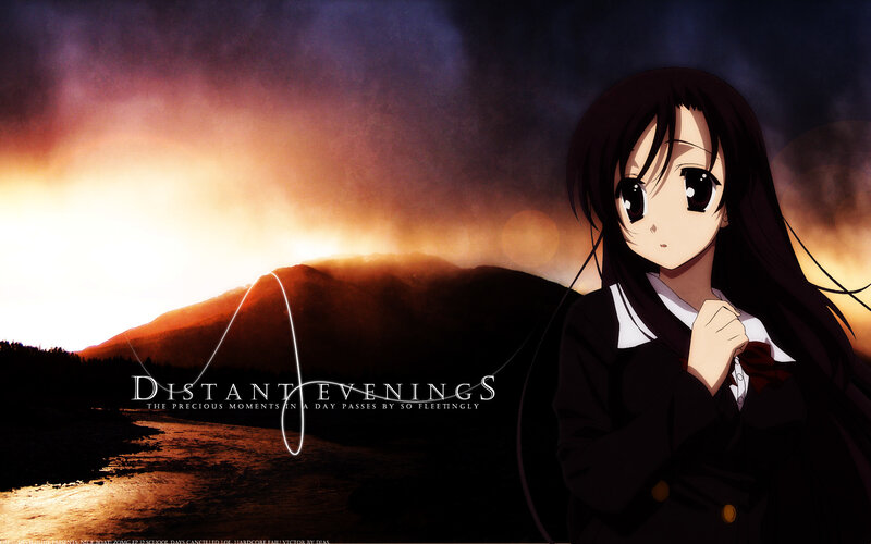 Distant Evenings anime scene