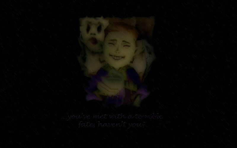 distorted character image