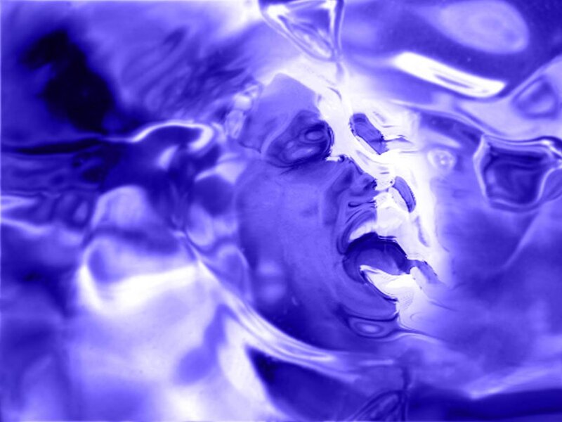 Distorted Face in Water