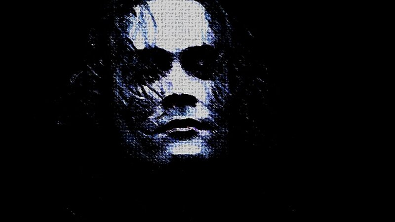 distorted face portrait