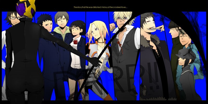 Distorted love story characters