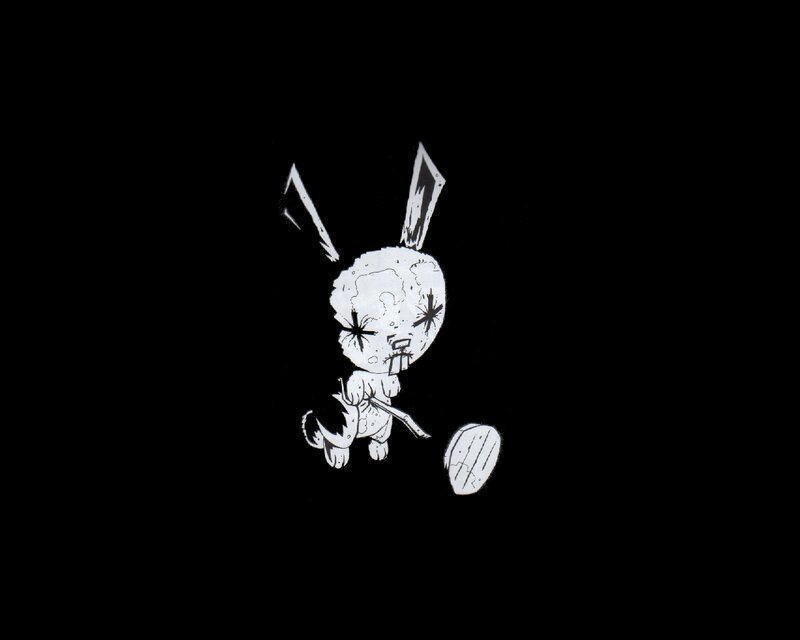 distorted rabbit character
