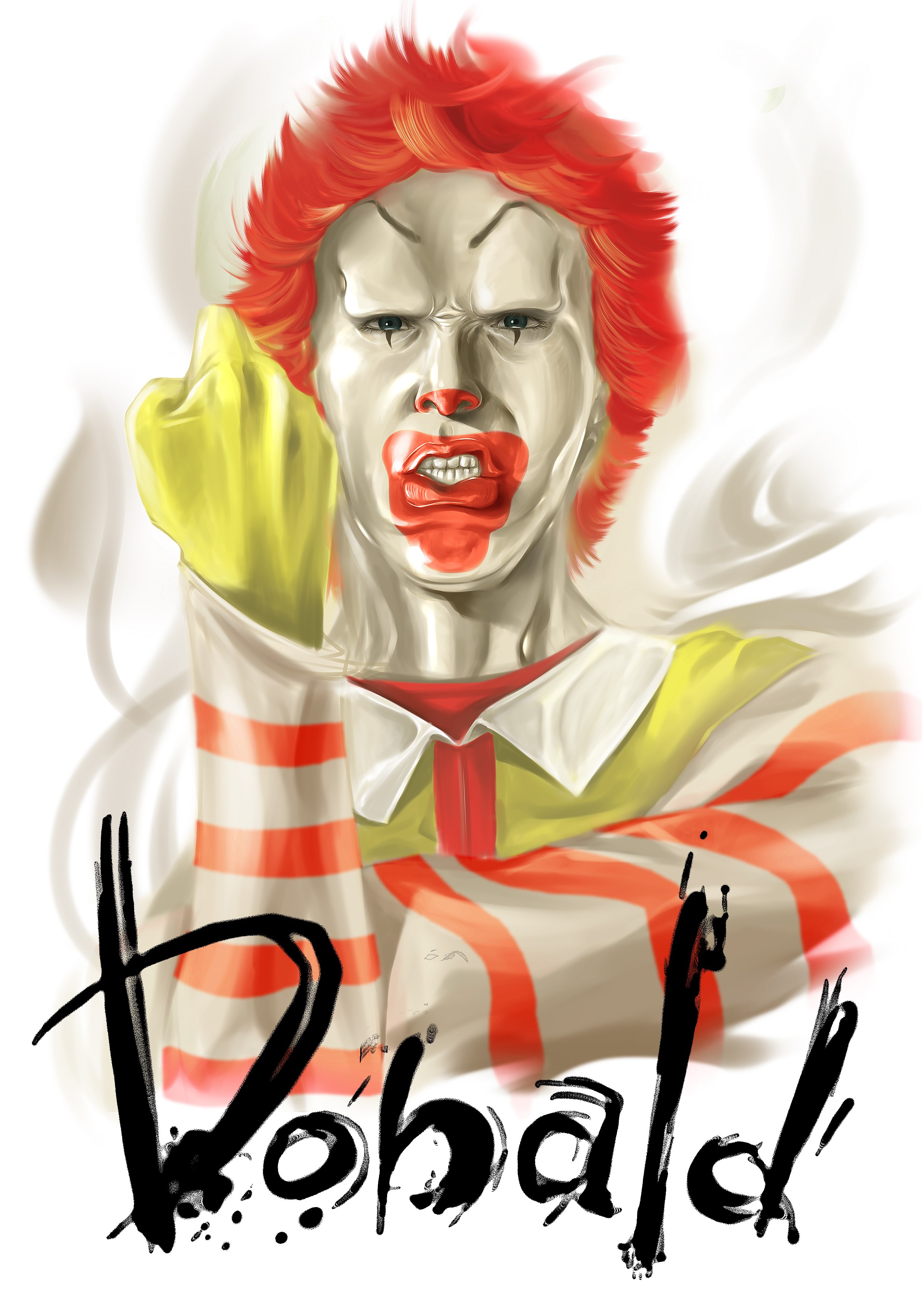 distorted ronald mcdonald
