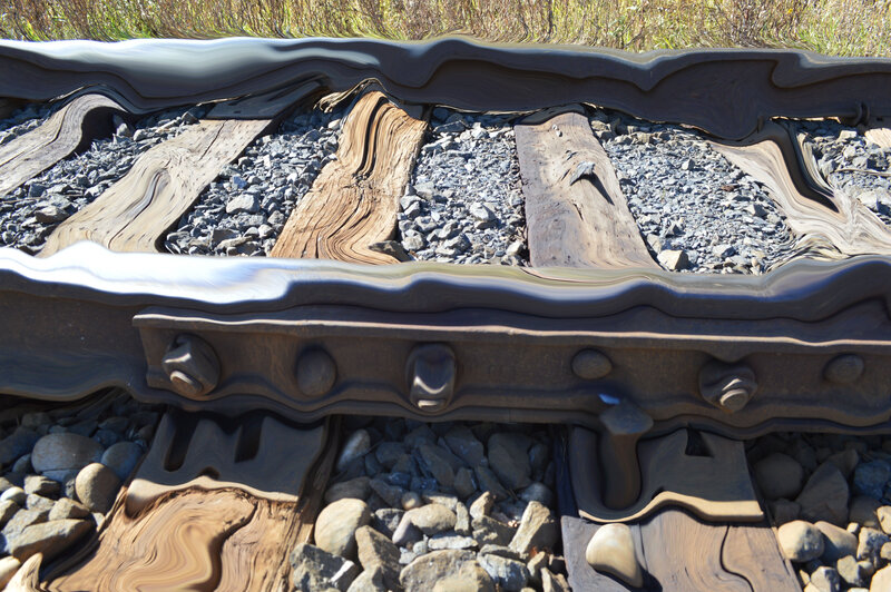 Distorted Train Tracks