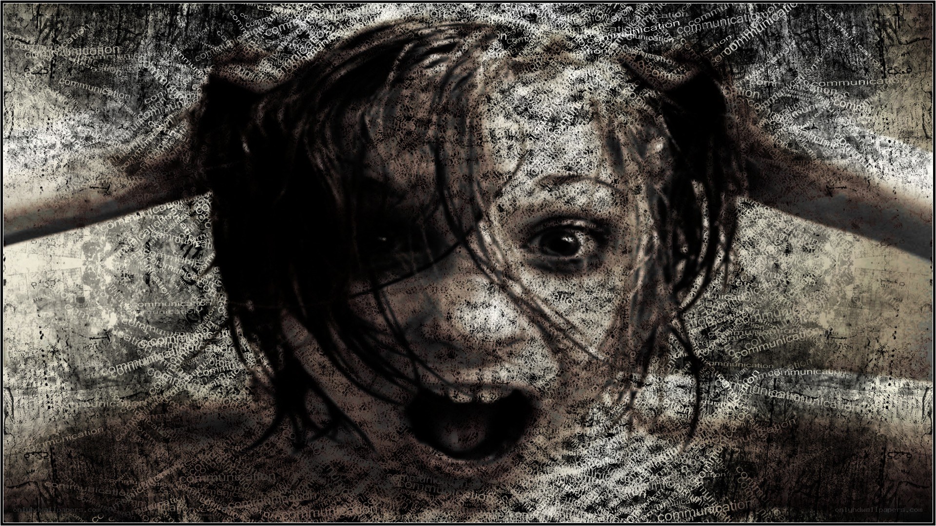 distressed person with text overlay