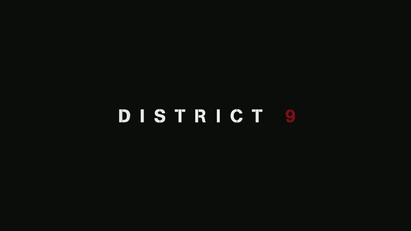 District 9 title card