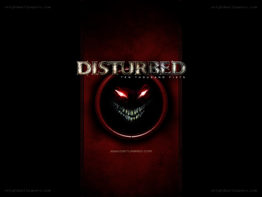 Disturbed band logo artwork