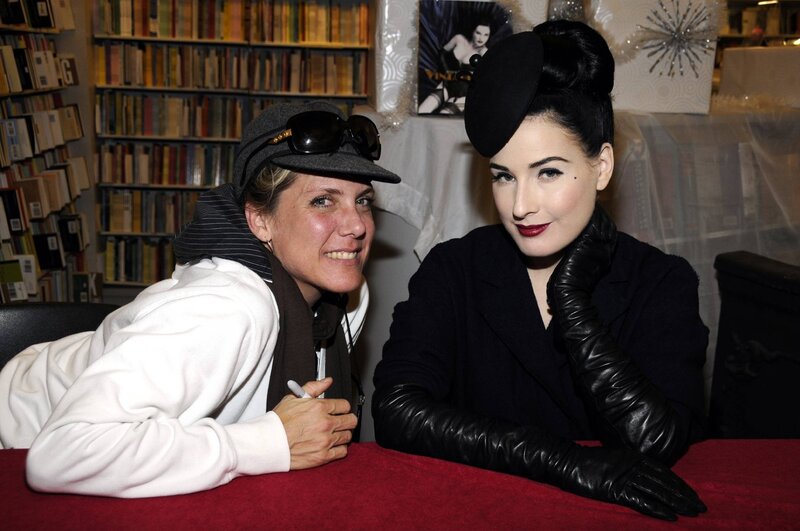 Dita Von Teese at book signing