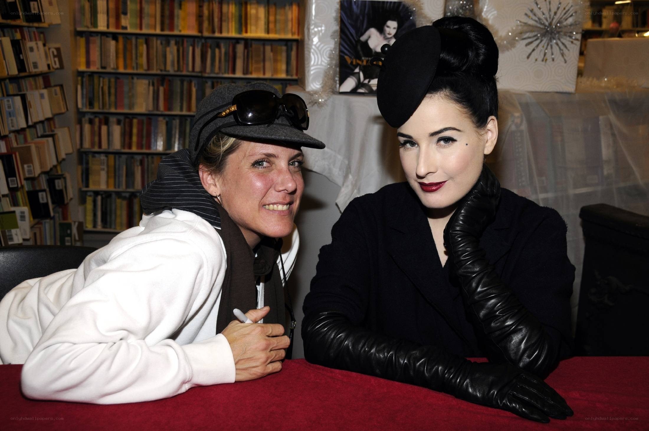Dita Von Teese at book signing