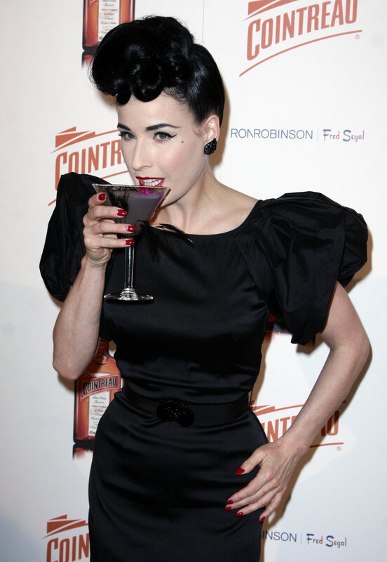 Dita Von Teese at Cointreau event