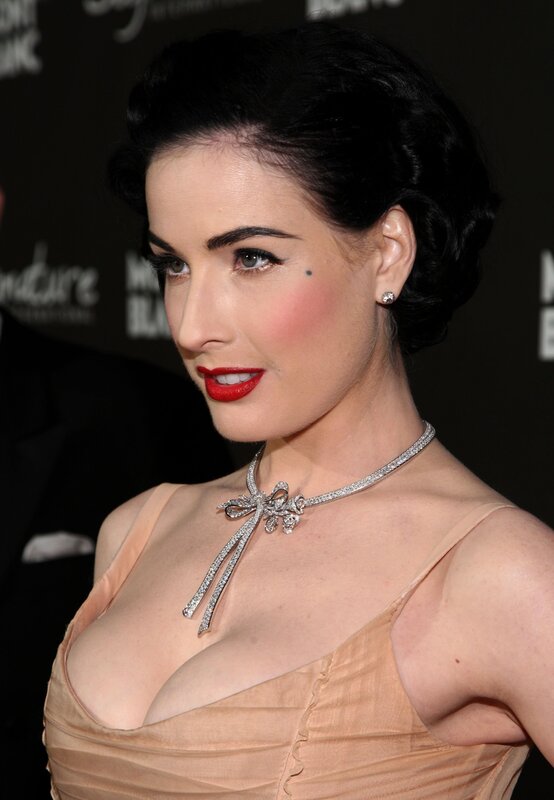 Dita Von Teese at event