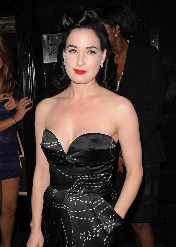 Dita Von Teese at event
