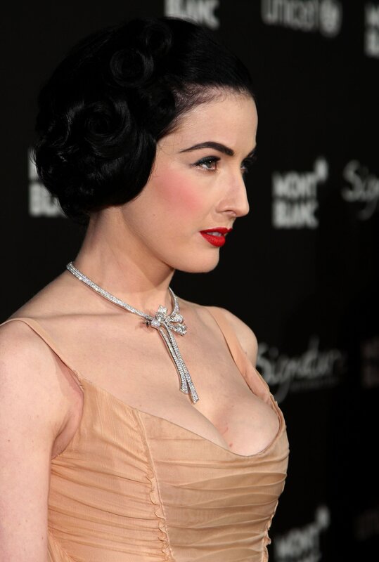 Dita Von Teese at event
