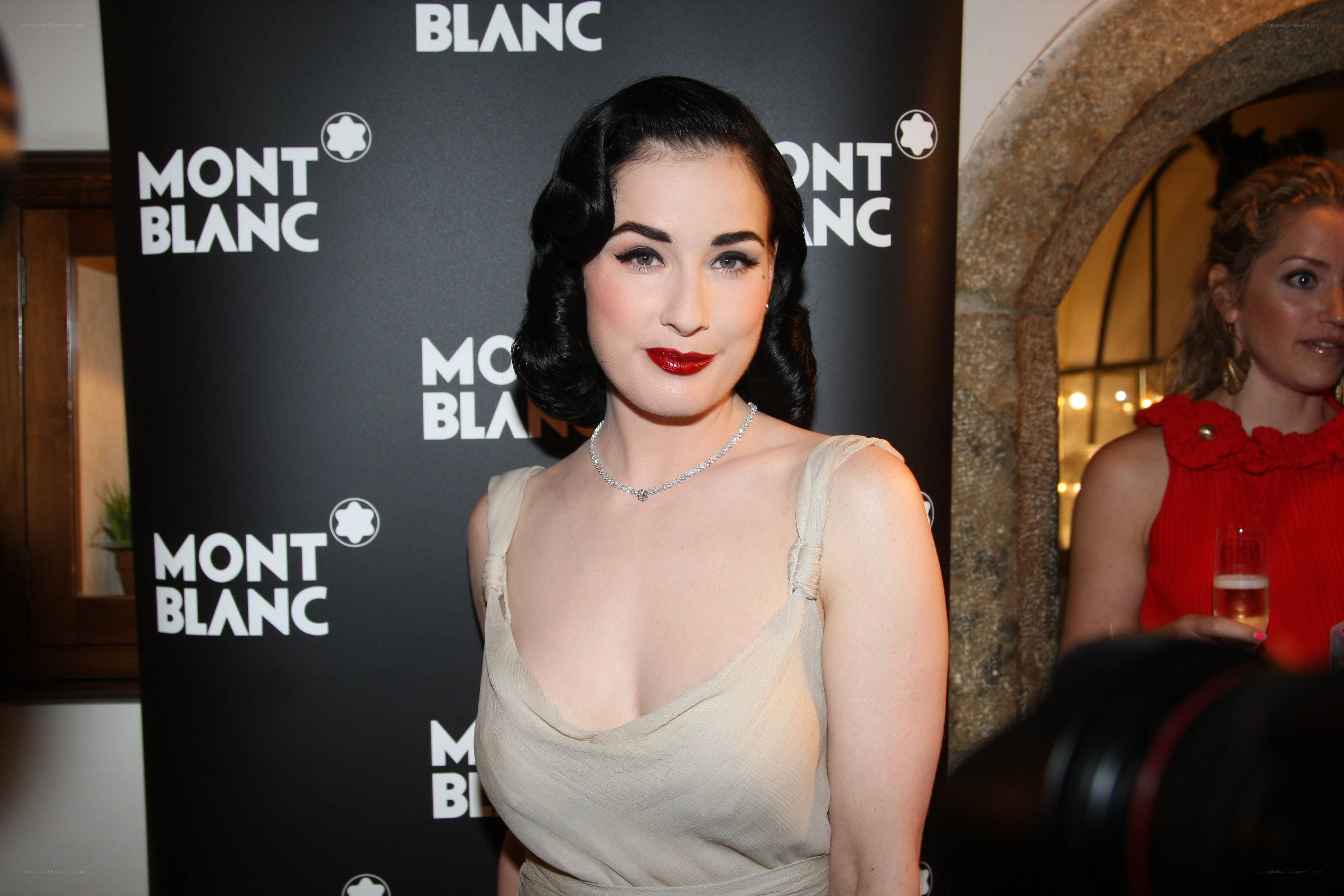 Dita Von Teese at Montblanc event