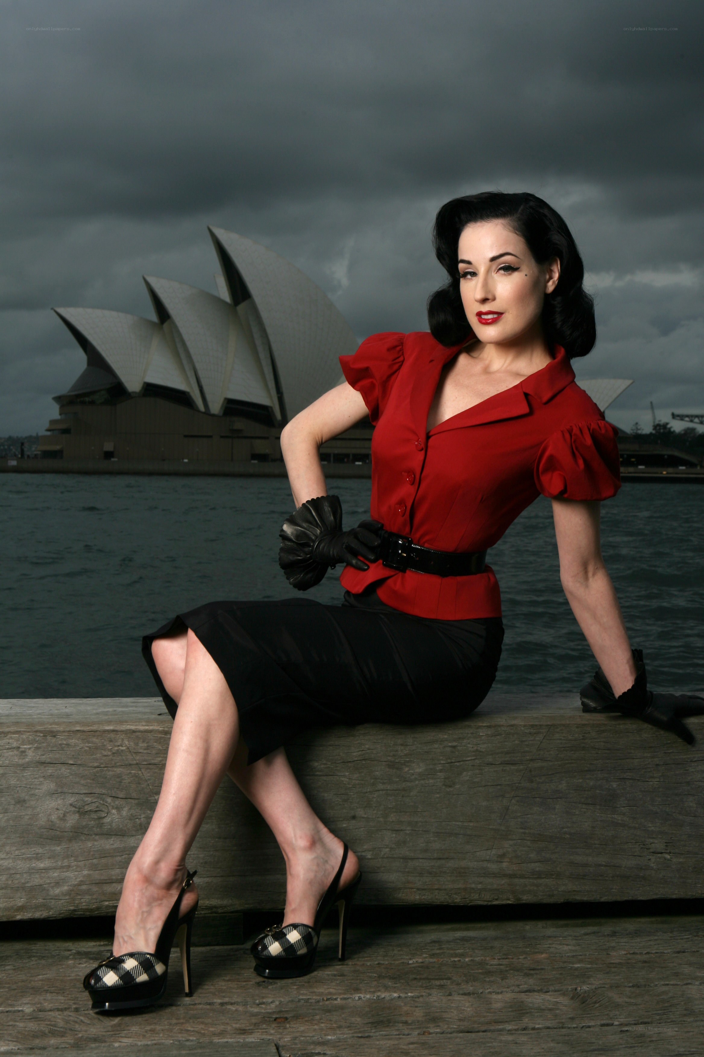 Dita Von Teese at Sydney Opera House