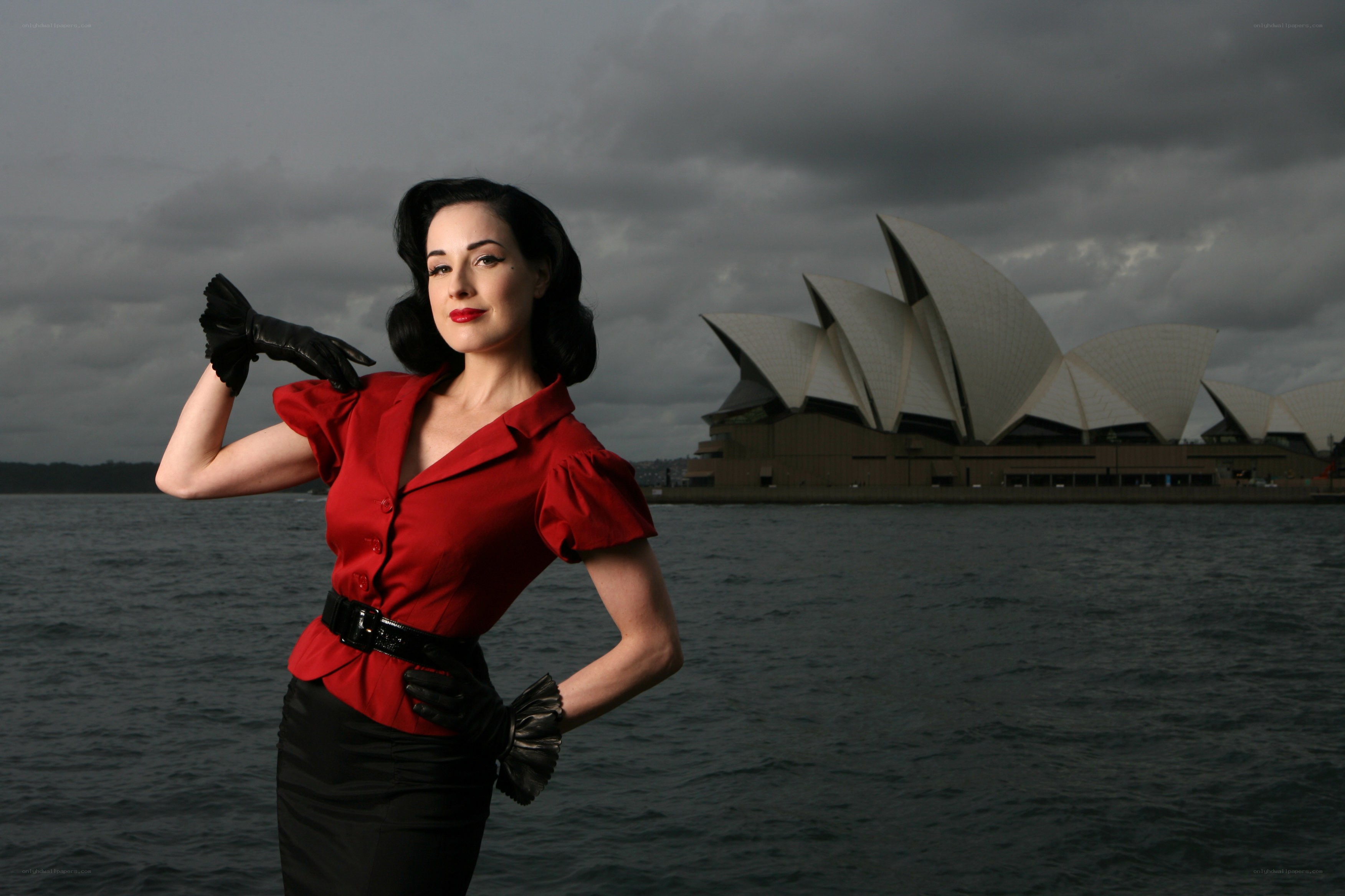 Dita Von Teese at Sydney Opera House