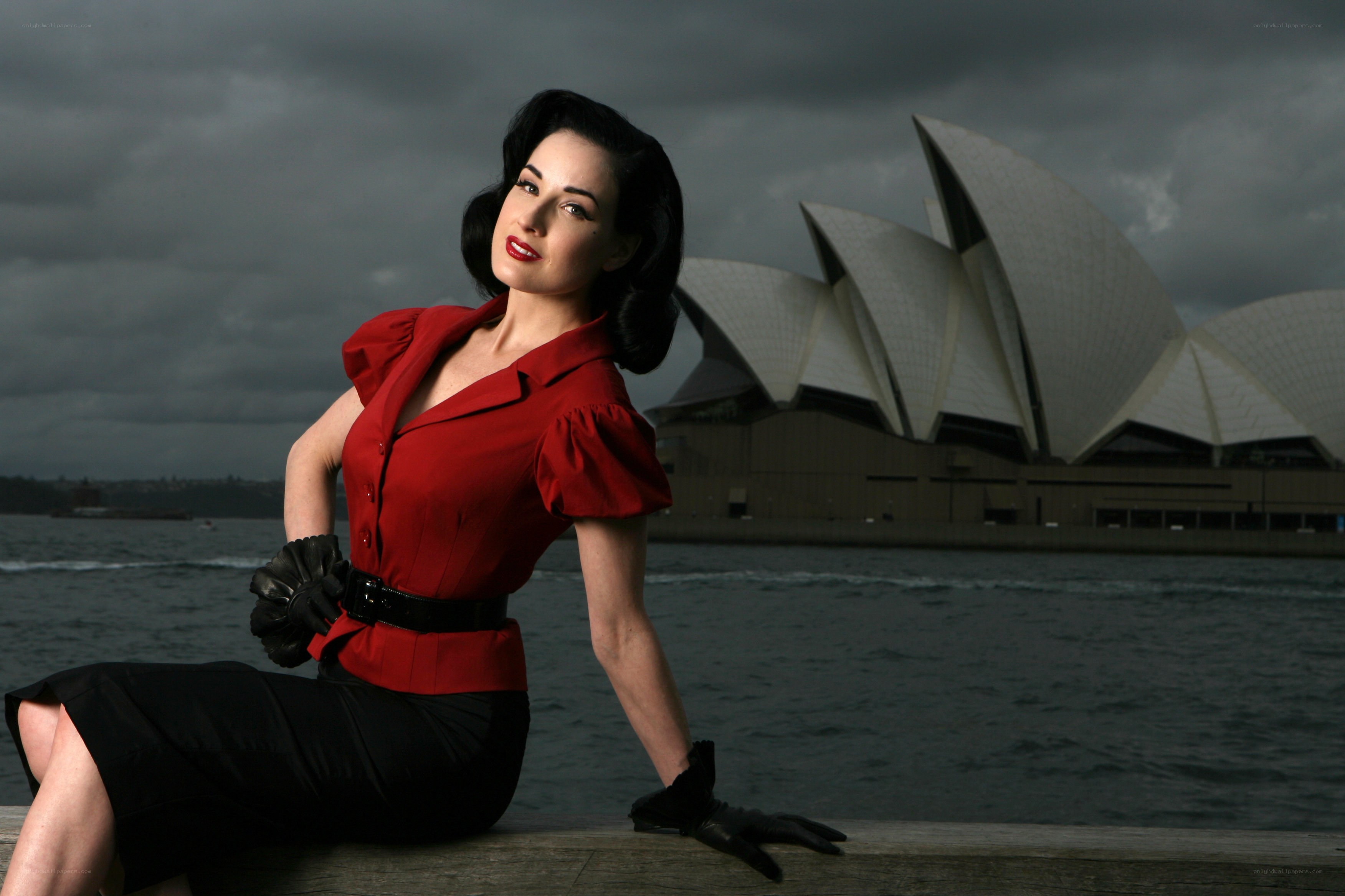 Dita Von Teese at Sydney Opera House