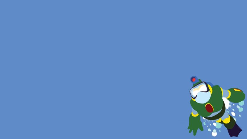 dive man character illustration