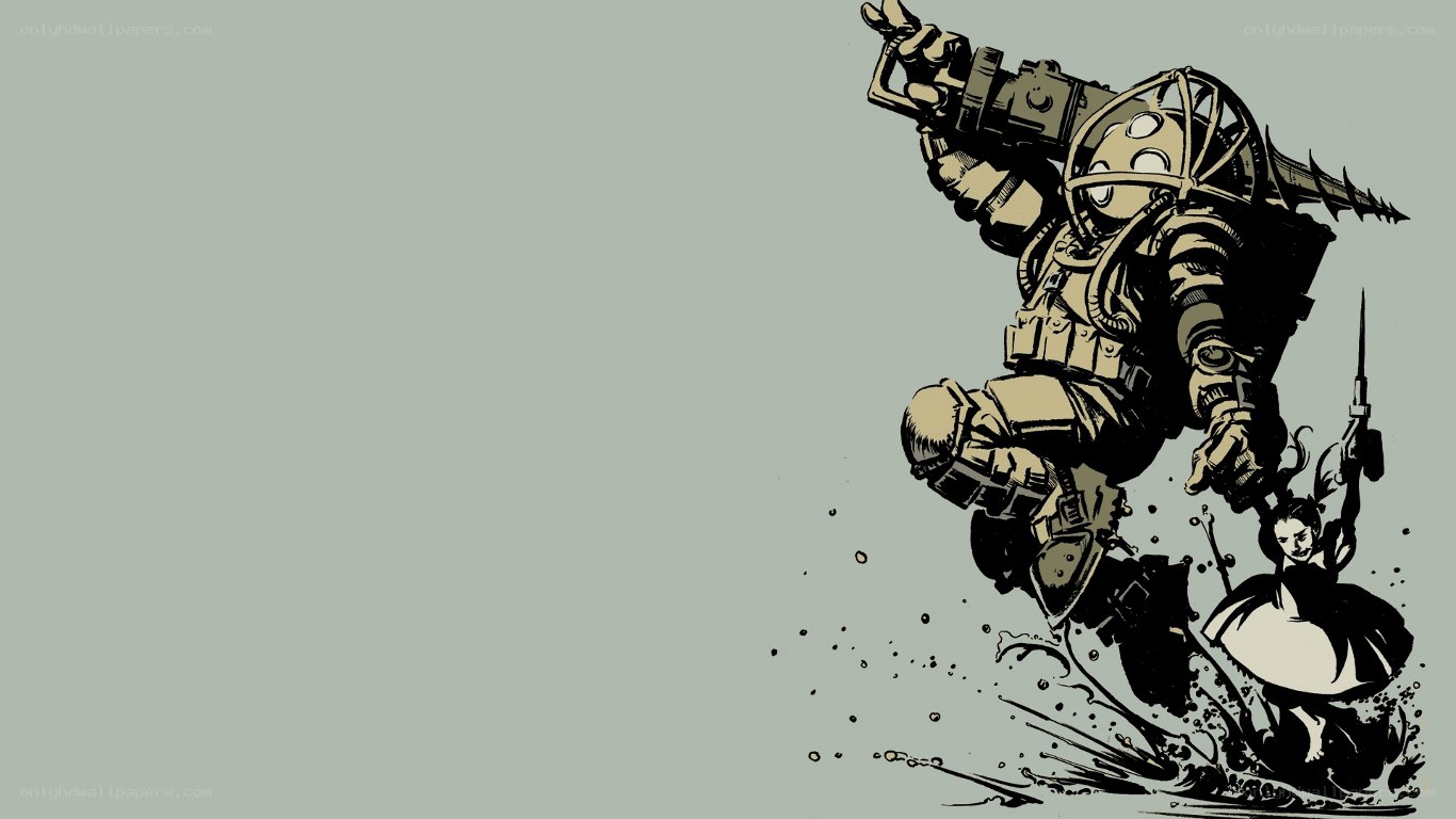 dive suit soldier with child