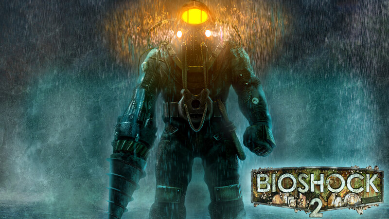 Diver in Heavy Suit — Blue, Dramatic