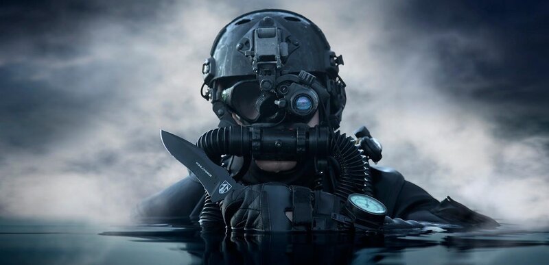 Diver with Knife