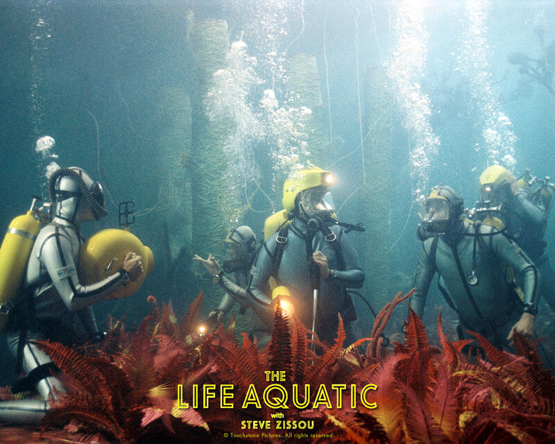 Divers Exploring Underwater — Blue