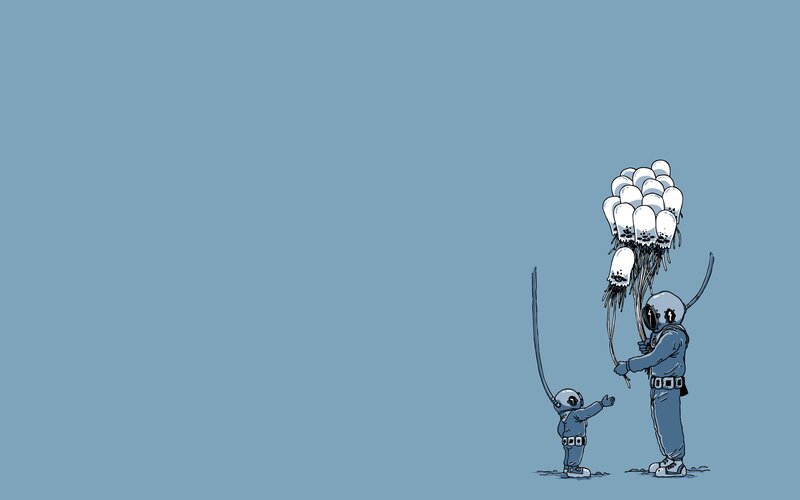 Divers with Balloons
