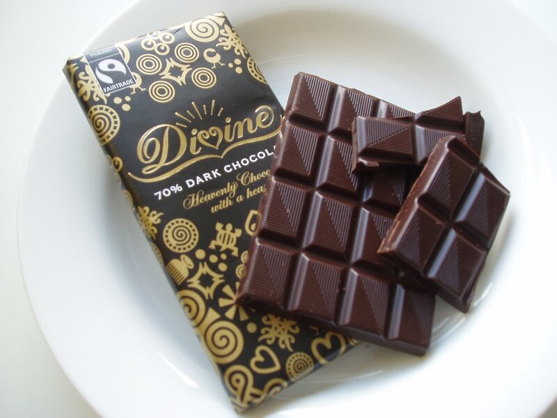 Divine dark chocolate bar