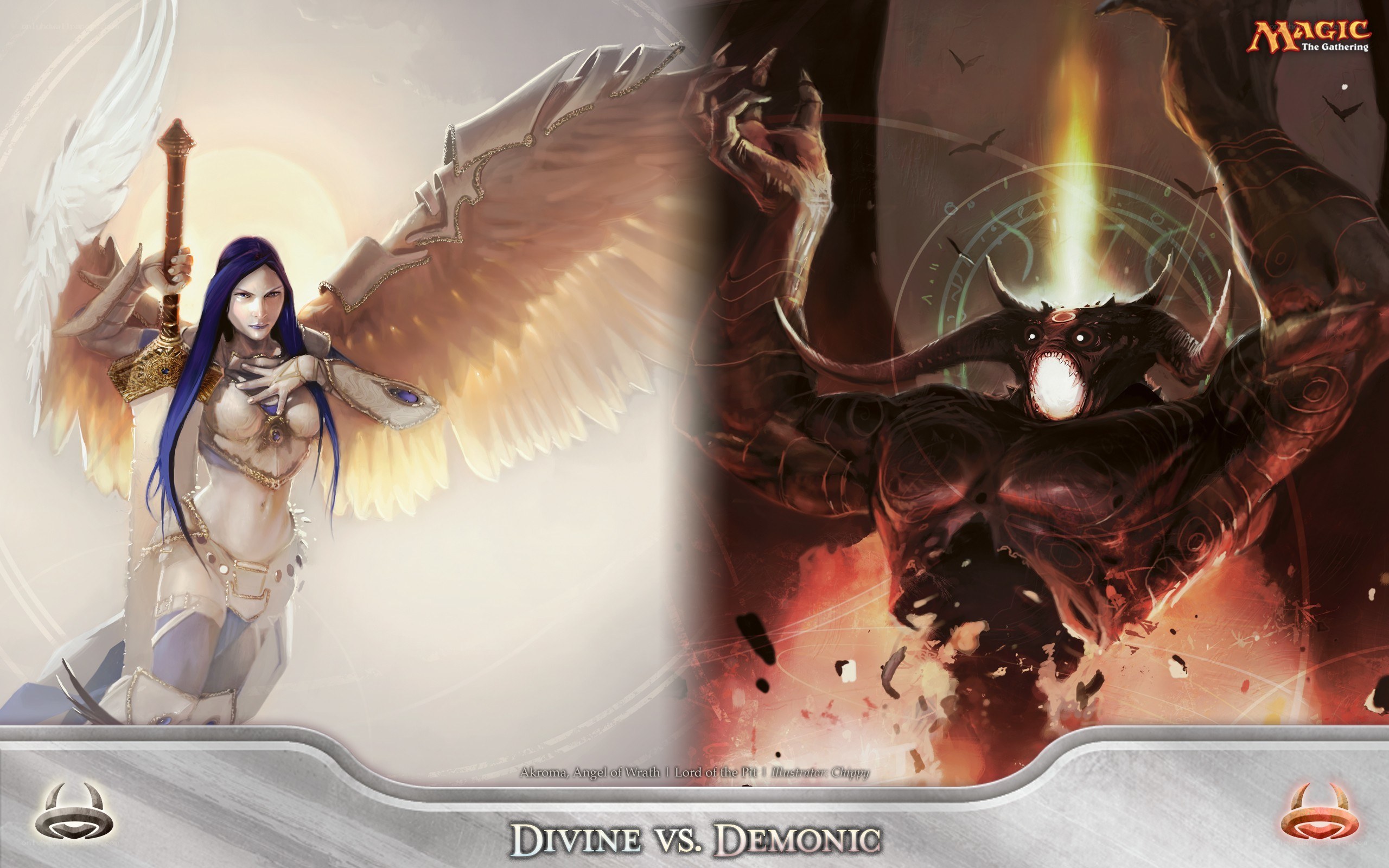 Divine vs Demonic Battle