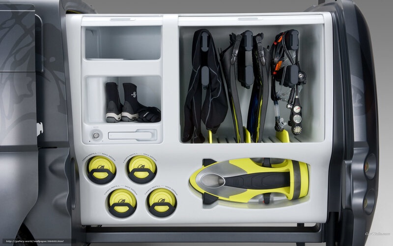 diving gear storage compartment
