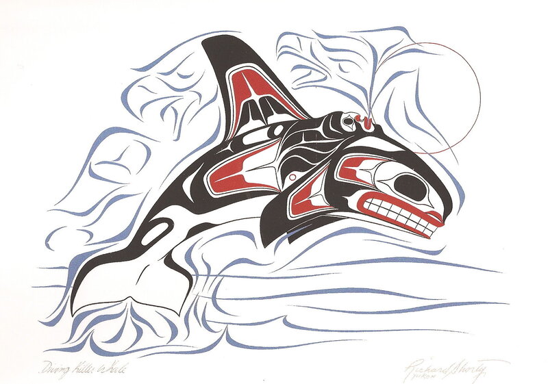 Diving Killer Whale