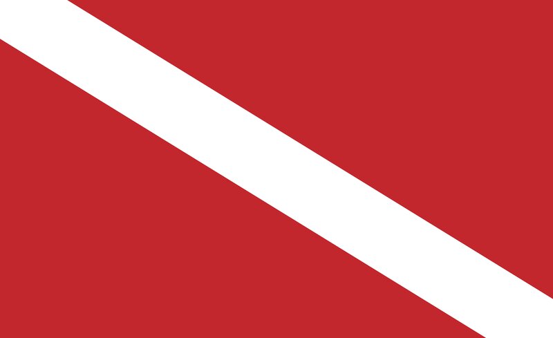 Diving Safety Flag