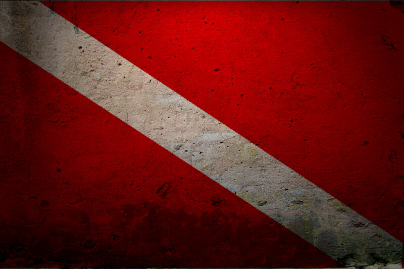 diving warning flag