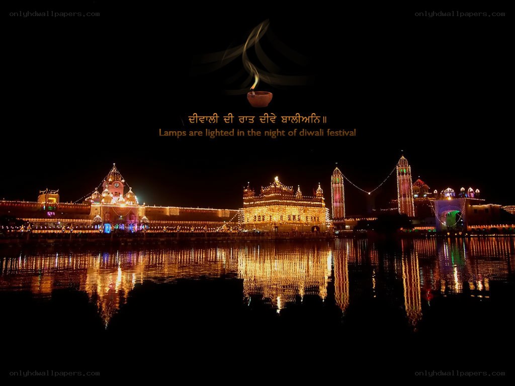 Diwali lights at Golden Temple