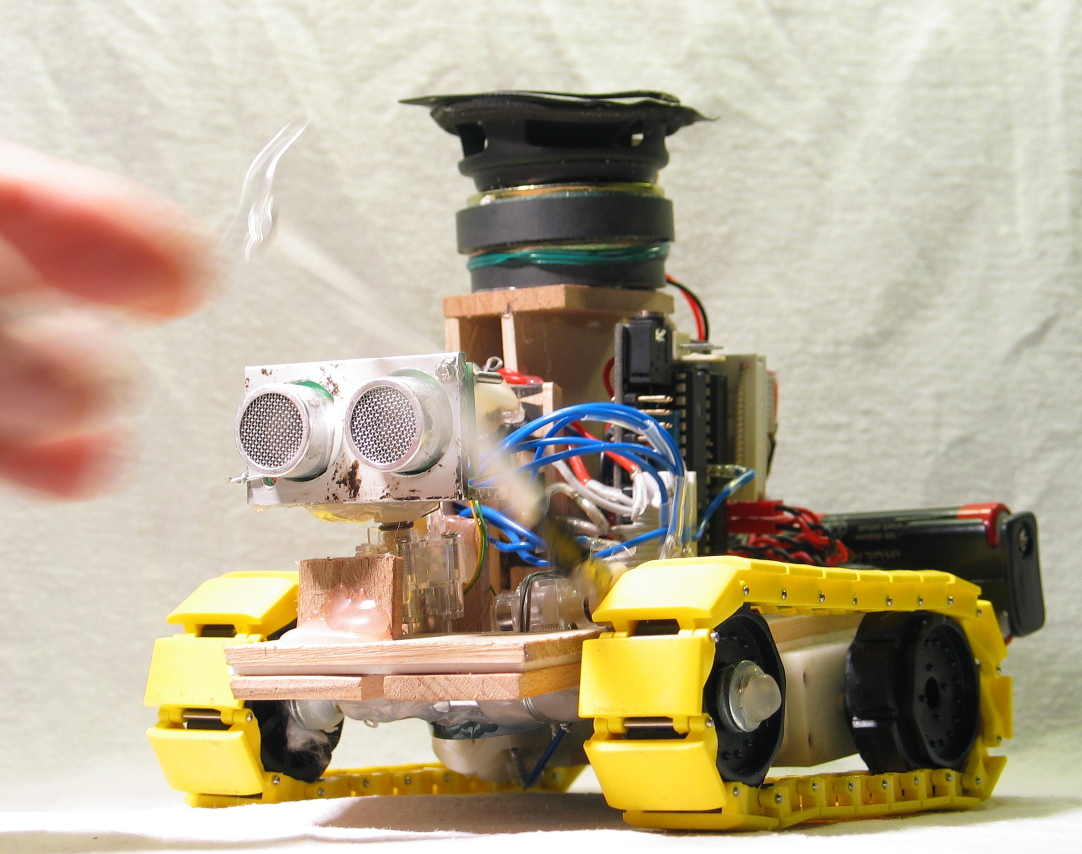 DIY robot with tank treads