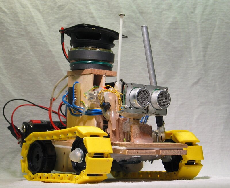 DIY robot with tracks