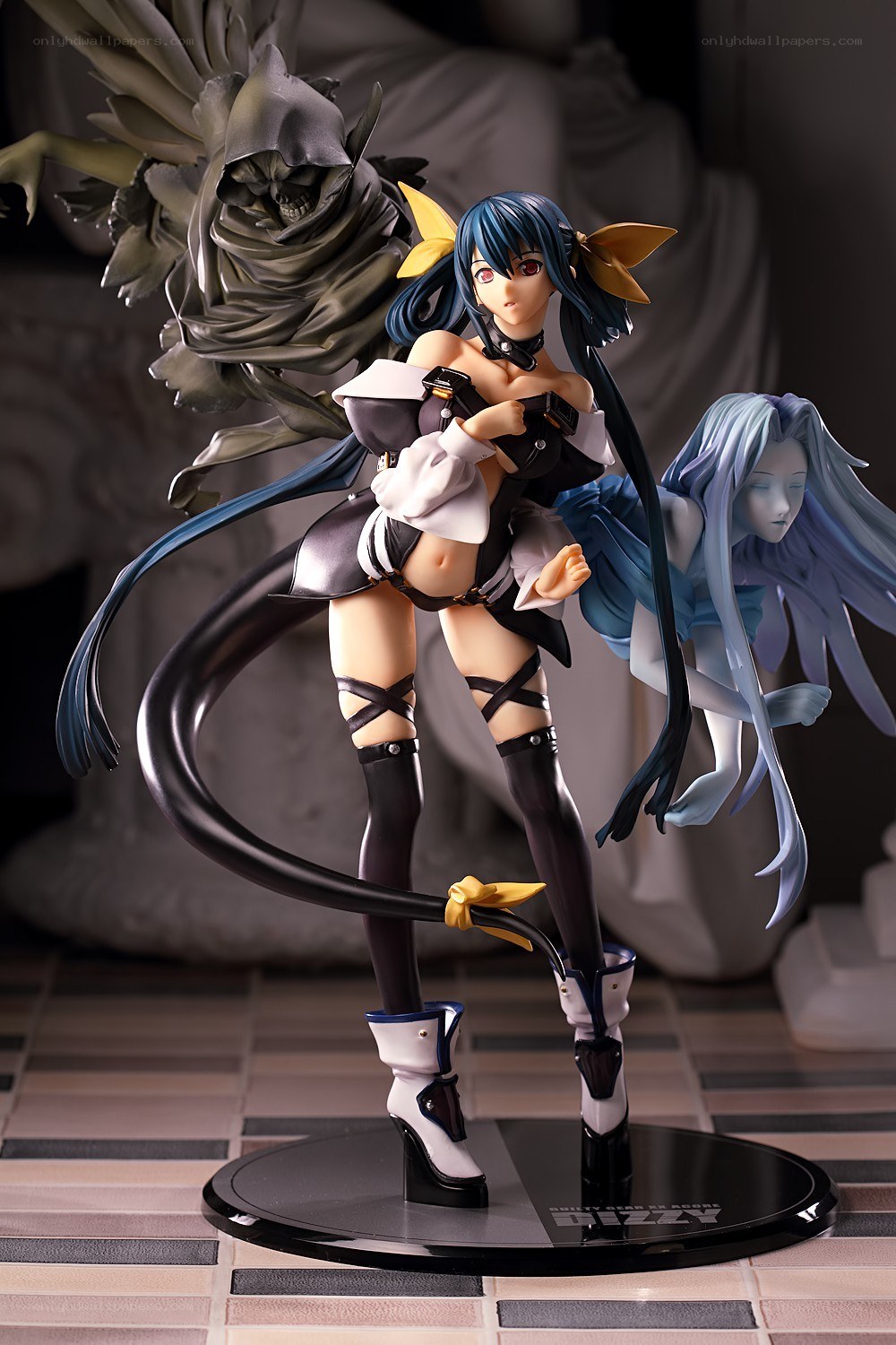 Dizzy figure with spirits