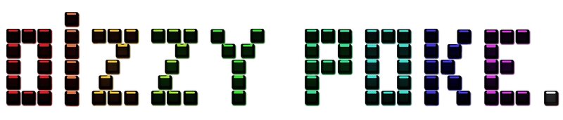 Dizzy Pock text logo