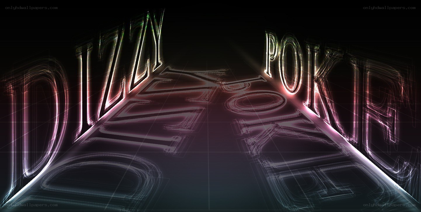 Dizzy Poker neon sign
